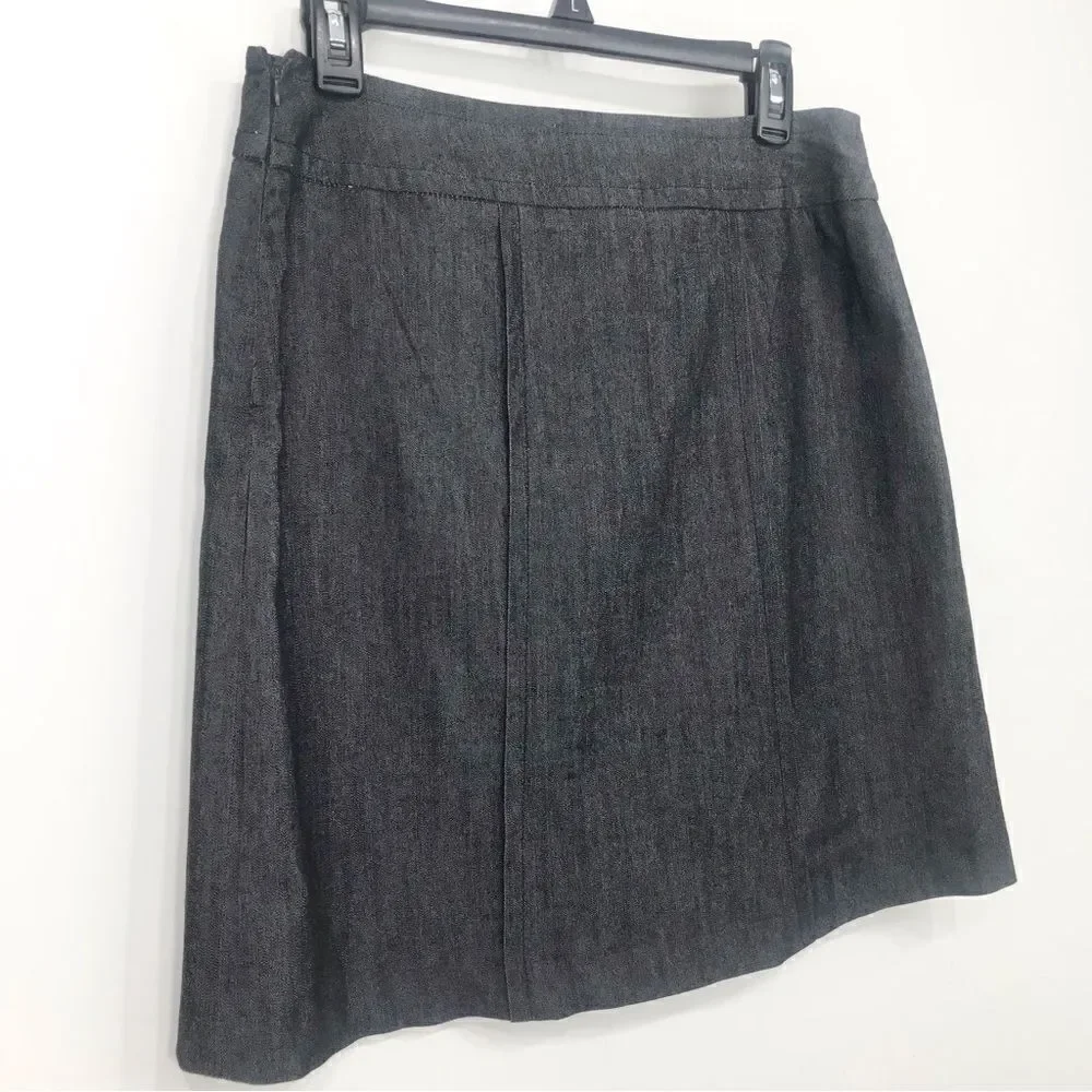 Sandro Sportswear Blue Sailor Button A Line Mini Skirt
